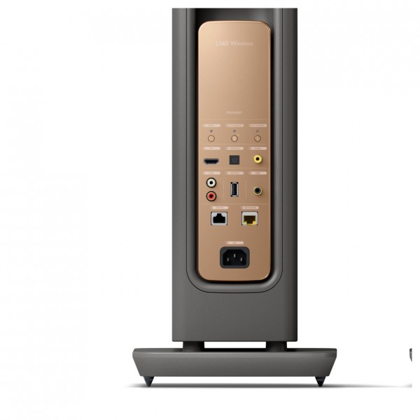 KEF LS60 Wireless Floorstanding Active Speakers, Titanium (3)