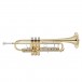 B&S Challenger 2 Trumpet, 37 Bell, Gold Lacquer