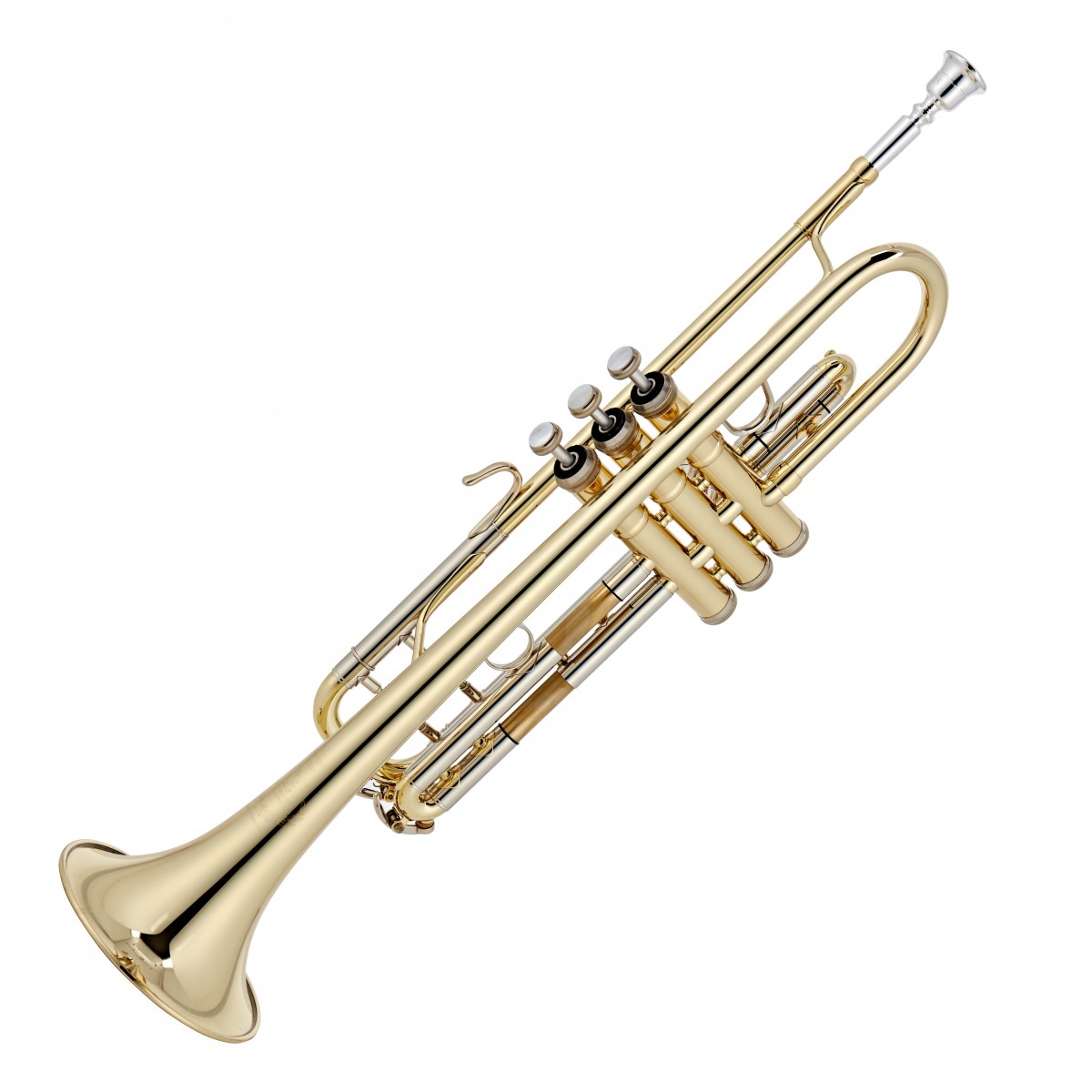 B&S Challenger 2 Trumpet, 37 Bell, Gold Lacquer | Gear4music