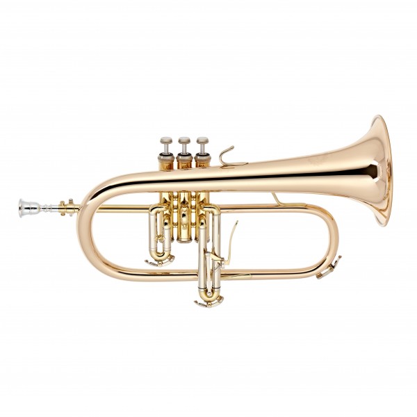 B&S Challenger 1 Flugel Horn, Gold Brass Bell