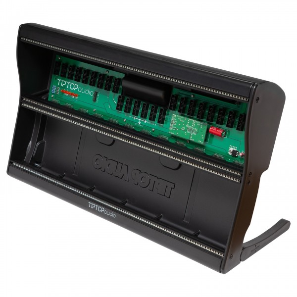 Tiptop Audio Mantis 2x104HP Eurorack Case, Black - Angled
