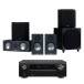 Denon AVR-X2700H AV Receiver & Bronze 50 5.1 Speaker Package, Black