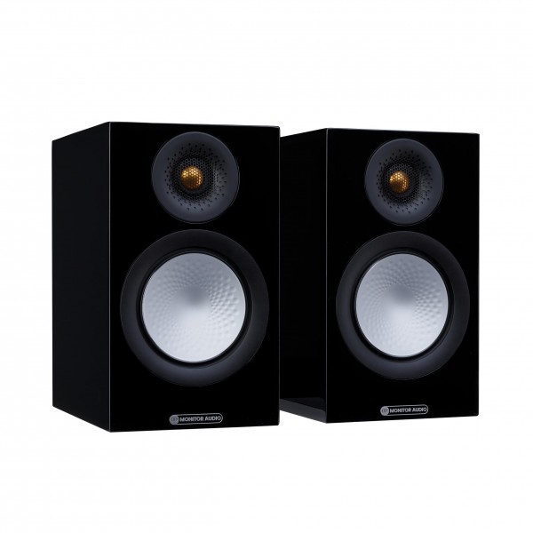 Monitor Audio Silver 50 7G Gloss Black Bookshelf Speakers (Pair)