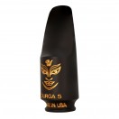 Theo Wanne Durga 5 Soprano Saxophone Mouthpiece, Hard Rubber, 7