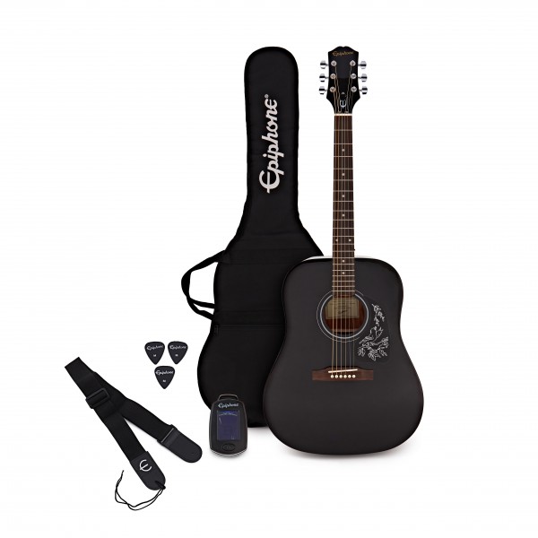 Epiphone Starling Acoustic Player Pack, Ebony