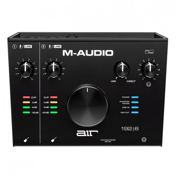 M-Audio AIR 192 6 Audio Interface - Top