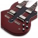 Gibson Custom EDS-1275 Double Neck, Cherry Red