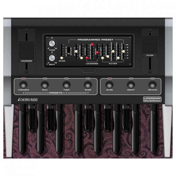 Cherry Audio Lowdown Bass Synth - GUI 2