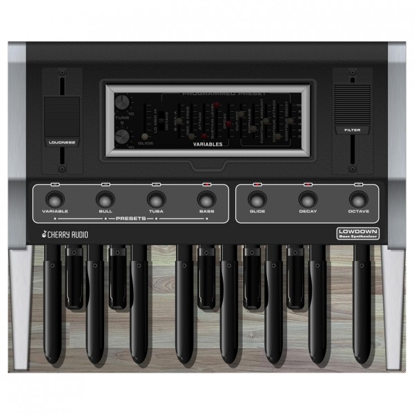 Cherry Audio Lowdown Bass Synth - GUI 3