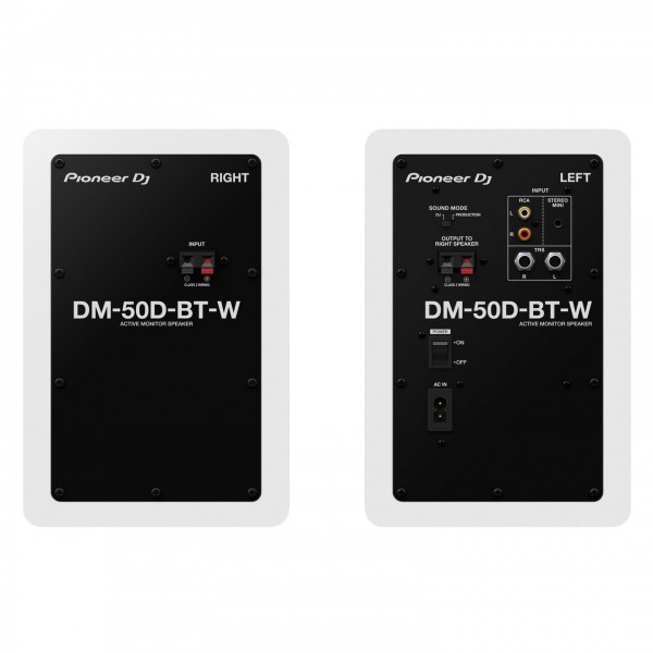 DM-50D-BT Bluetooth Studio Monitors - Rear