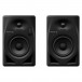 Pioneer DJ DM-40D-BT Bluetooth Monitor Speakers, Black - Front