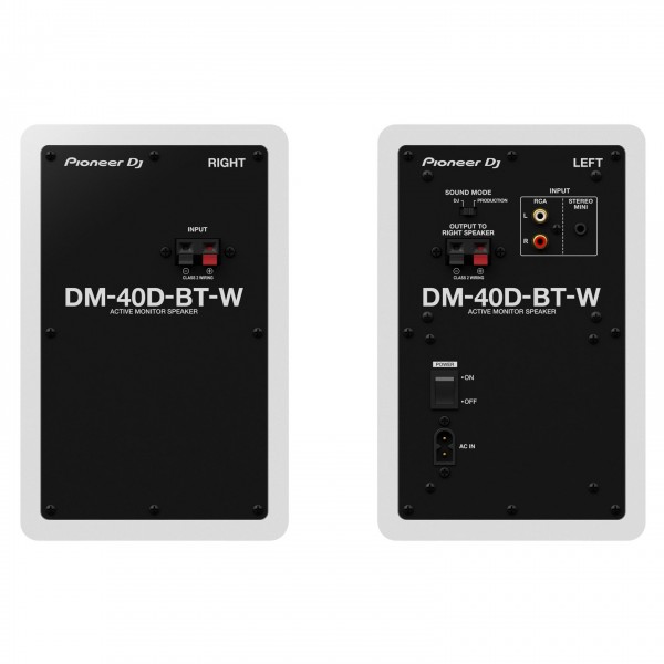 Pioneer DM-40D-BT Bluetooth Speakers - Rear