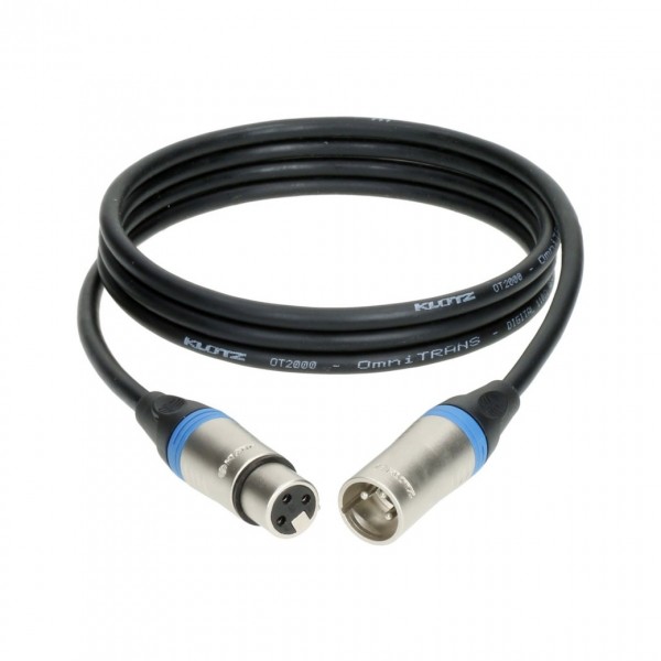 Klotz Pro DMX Cable, 3 Pin XLR, 1.5m