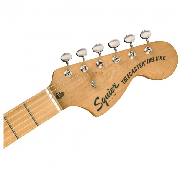 Squier Classic Vibe 70s Telecaster Deluxe MN, Olympic White - headstock