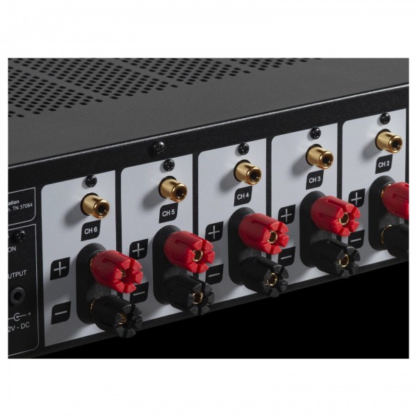 Emotiva BasX A6 Six-Channel Power Amplifier - Connections