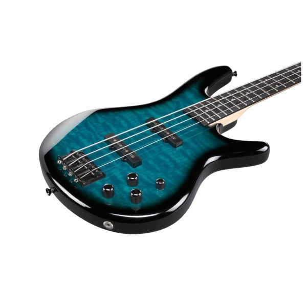 Ibanez GSR280QA, Transparent Marine Sunburst body