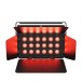 Chauvet DJ Slimbank Q18 ILS Wash Light - Barndoors, Front Red