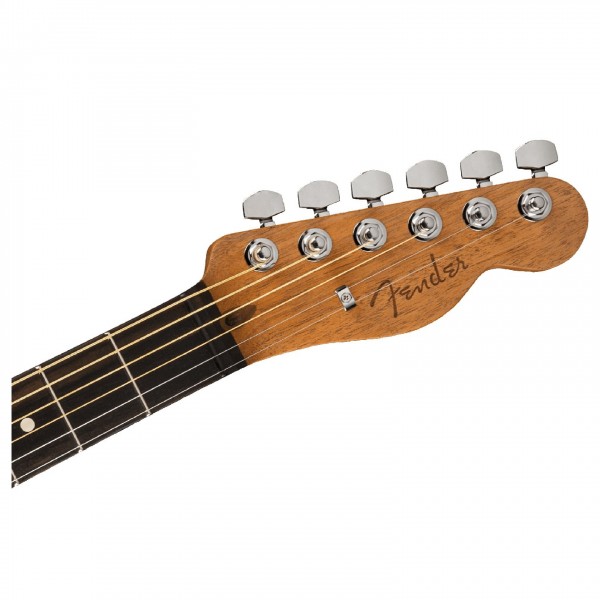 Fender American Acoustasonic Telecaster, Black Paisley headstock