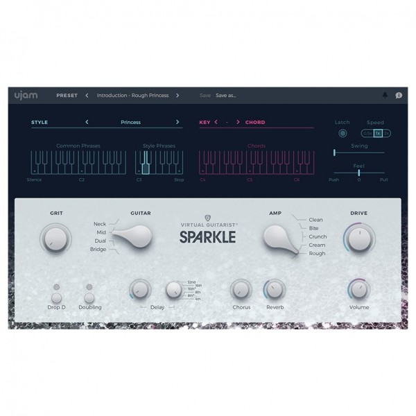 UJAM Virtual Guitarist Sparkle - Interface