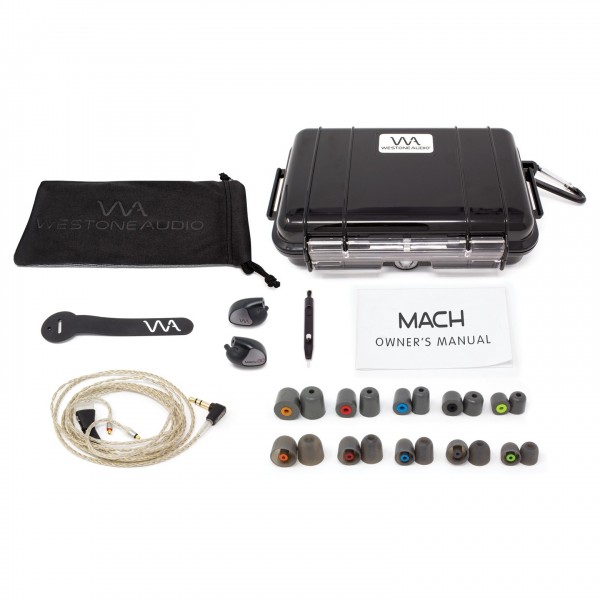 MACH 80 Eight-Driver Earphones - Full Contents
