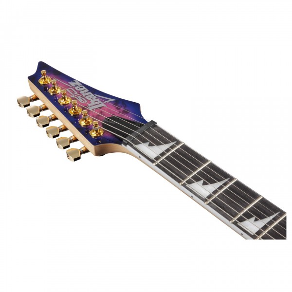 Ibanez GRG220PA, Royal Purple Burst head