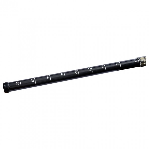 Meinl TSDDG1-BK Trombone Didgeridoo, Premium Fibreglass, Black - Pitch intervals