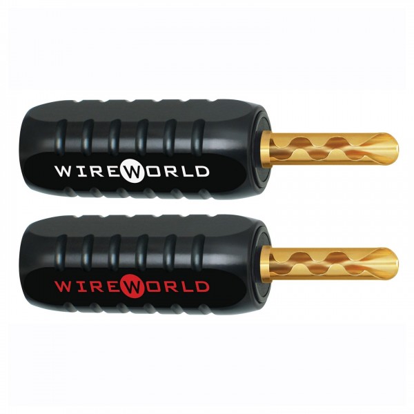 Wireworld Gold Banana Plugs, 4 pack