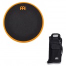 Meinl 12'' Marshmallow Practice Pad & Pro Stick Bag, Orange