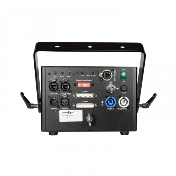 Laserworld DS-2000RGB MK3 Diode Laser - Rear