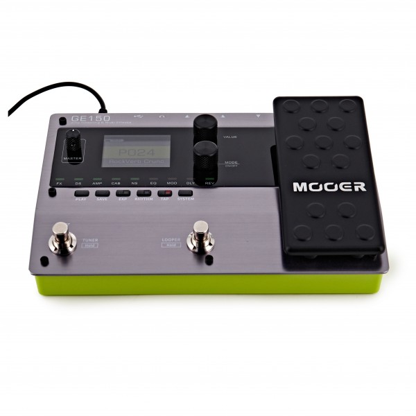 MOOER Wireless Guitar Multi Effects Pedal Amp Modeler IR Loader Guitar  Looper Drum Machine wiith Guitar Cable Wireless Transmitter and Receiver