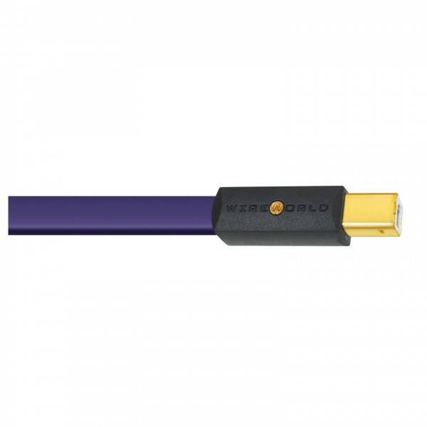 Wireworld Ultraviolet 8 USB 2.0 Flat Cable, Type A to B, 0.6m at AV.com