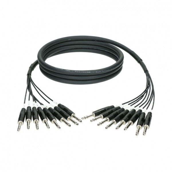 Klotz 8 Channel Analog Loom, 1/4" Jack, 3m - jack cables