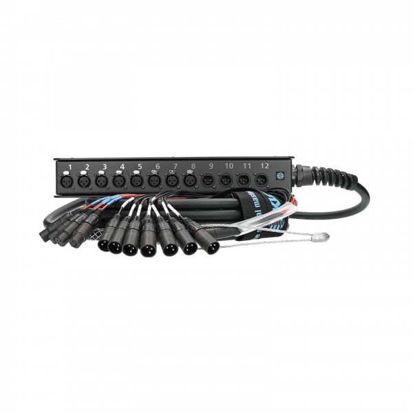 Klotz StraightLink 8/4 Channel Aluminium XLR Stagebox, 15m