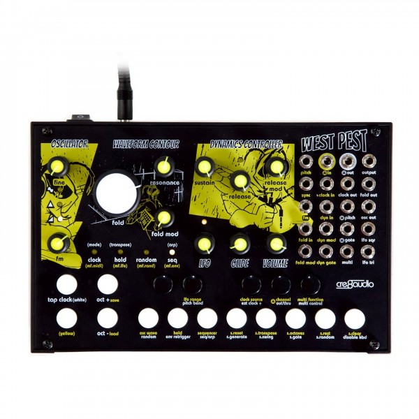 Cre8Audio West Pest Semi-Modular Synthesizer - Top no cables