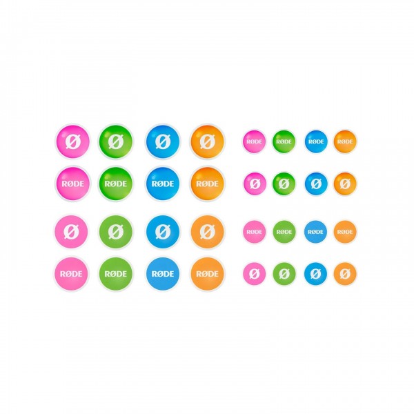 Rode Colors 3 for WIGOII and LAVALIER II - Stickers