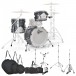 Gretsch Renown 57 3pc with G5 Hardware & Bags, Silver Oyster Pearl