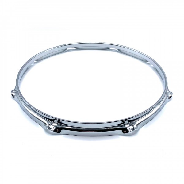 WorldMax 8" Triple Flange 4 Lug Drum Hoop, Chrome