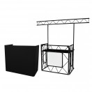 Equinox Complete Truss DJ Booth, Matt Black