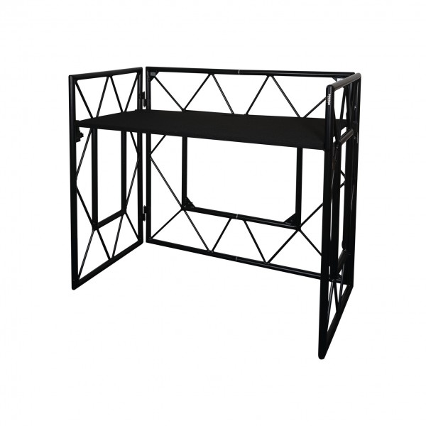 Equinox Complete Truss DJ Booth, Matt Black - Rear