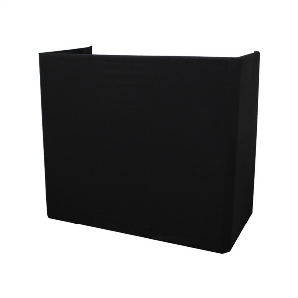 Equinox Complete Truss DJ Booth, Matt Black - Lycra Cover