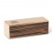 Natal Wood Shaker Oblong Medium Ebony