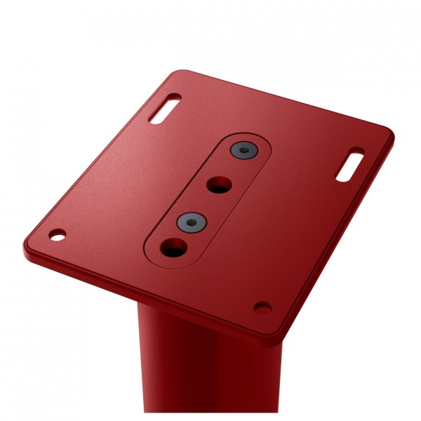 KEF S2 Special Edition Speaker Stands, Crimson Red - top