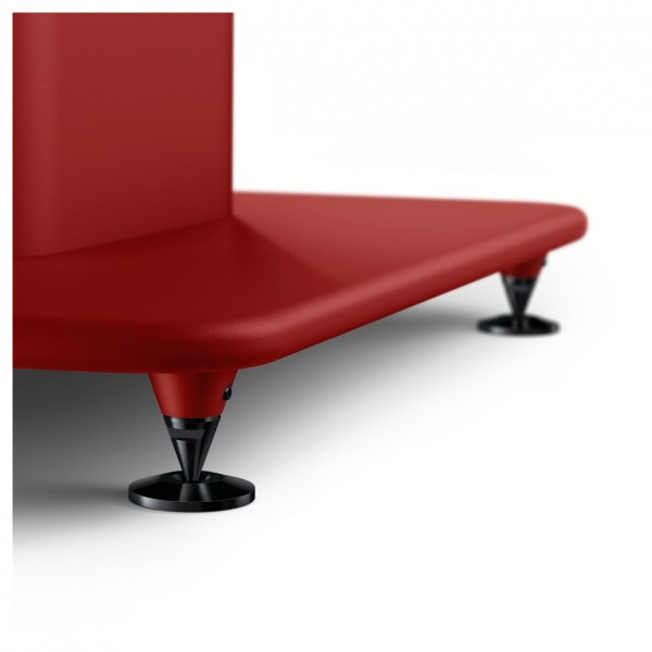 KEF S2 Special Edition Speaker Stands, Crimson Red - base