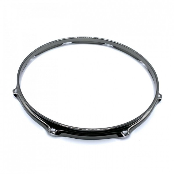 WorldMax 12" Triple Flange 8 Lug Snare Side Drum Hoop, Black