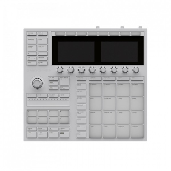 Native Instruments Maschine+, LTD Retro Edition - Angled