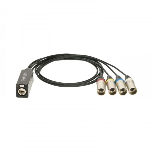 Klotz CatLink Mini 4 Channel Adapter, EtherCON - 5 Pin XLR Male - Unpackaged