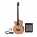Electro Acoustic Bass Guitar + 35W Amp Pack, Left Handed