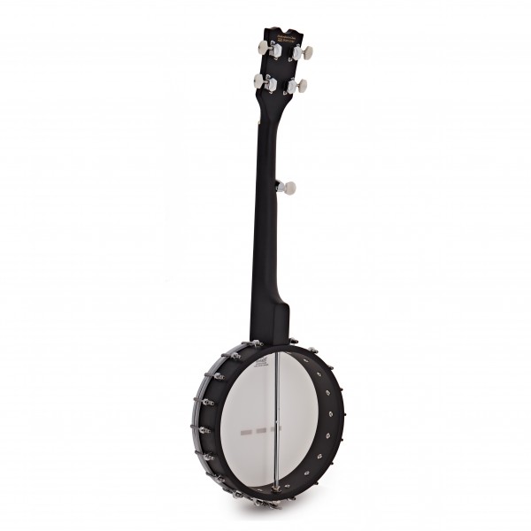Dean Backwoods Mini Travel Banjo, Black Satin