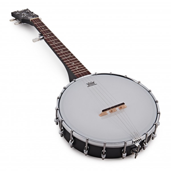 Dean Backwoods Mini Travel Banjo, Black Satin