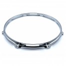 WorldMax 10" Triple Flange 6 Lug Snare Side Drum Hoop,Chrome